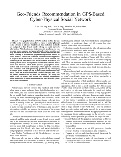 Geo-Friends Recommendation in GPS-Based Cyber