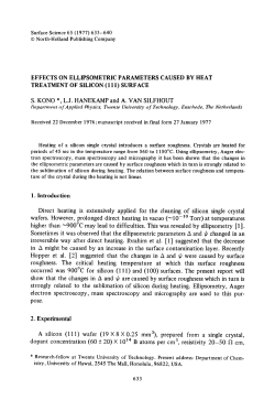 Direct heating is extensively applied for the cleaning of silicon single
