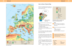 SKILLS SKILLS How to Read a Physical Map