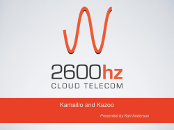 Kamailio and Kazoo