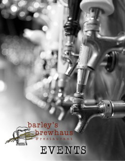 Entr&eacute;e - Barley`s Brewhaus