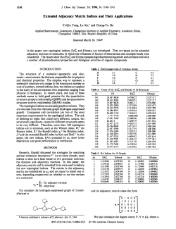 Extended Adjacency Matrix Indices and Their Applications