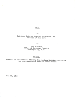 Petroleum Industry Research Foundation, Inc New York