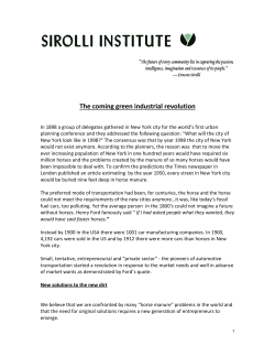 The entrepreneurial revolution