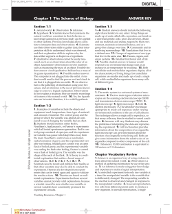 Ch. 1 Answer Key - Lawndale High School