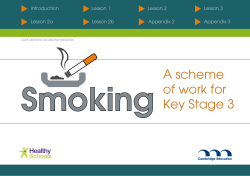 A scheme of work for Key Stage 3