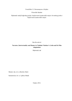 Sveučili&scaron;te JJ Strossmayera u Osijeku Filozofski - FFOS