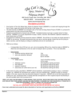 Description of Services
