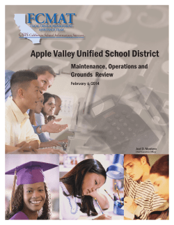 Apple Valley USD final report 2-6-2014