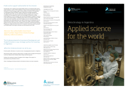 Biotechnology in Argentina