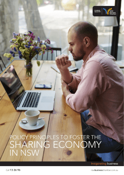 sharing economy - NSW Business Chamber