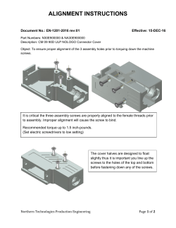 alignment instructions - Northern Technologies