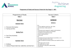 German - The Angmering School