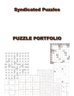 PUZZLE PORTFOLIO Syndicated Puzzles