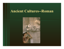 Ancient Cultures--Roman