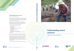 Understanding natural resources