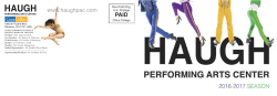 2016-17 brochure web - Haugh Performing Arts Center