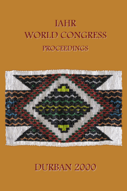 Origins and Visions. Proceedings of the 18th World Congress of the