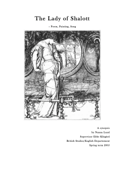 The Lady of Shalott