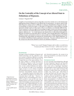 On the Centrality of the Concept of an Altered State to Definitions of