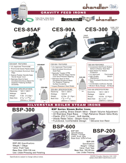 irons - Chandler Machine USA
