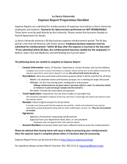 Expense Report Preparation Checklist