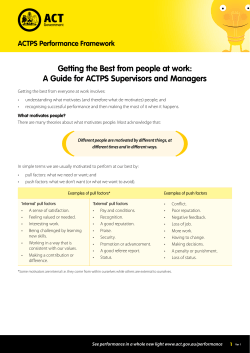 Getting the best from people at work: a guide for supervisors and