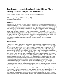 Persistent or repeated surface habitability on Mars during the Late