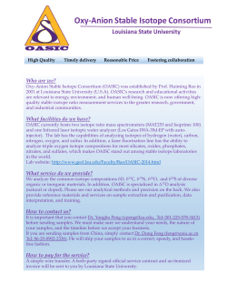 1. OASIC Flyer-2015 - Louisiana State University