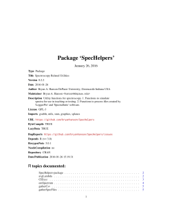 Package `SpecHelpers`