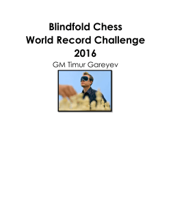 GM Timur Gareyev blindfold chess exhbition