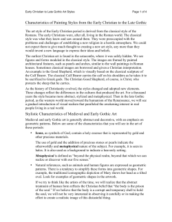 early christian-late gothic