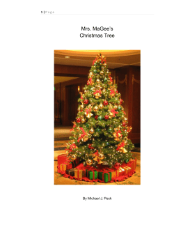 Mrs. MaGee`s Christmas Tree