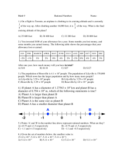 4.) If planet A has a diameter of 1.27563 &times; 104 km and planet B has