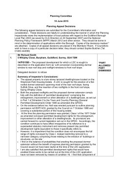 Planning appeal decisions PDF 178 KB