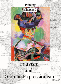 Chapter 7 Expressionism and fauvism