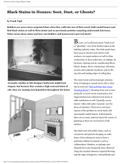 Black Soot Ghosting