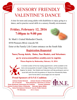 sensory friendly valentine`s dance