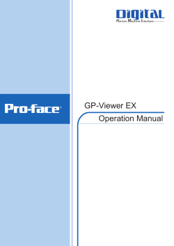 GP-Viewer EX Operation Manual