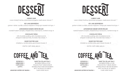 Dessert - Third Coast Provisions