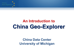 China Geo-Explorer(PPT)