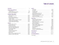 Table of Contents - Rhode Island KIDS COUNT