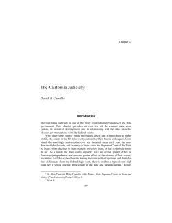 The California Judiciary
