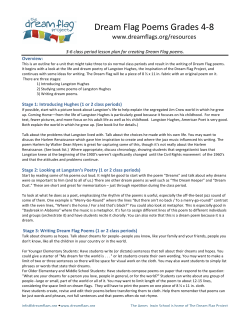 Dream Flag Poems Grades 4-‐8