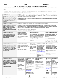 Earth and Moon - The Grid Method