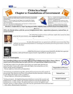 Civics in a Snap! - Leon County Schools