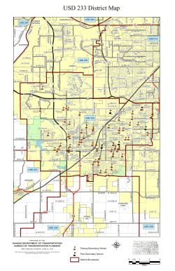 USD 233 District Map - Kansas Department of Transportation
