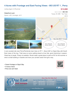 4 Acres with Frontage and East Facing Views