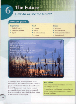 Unit 6 - The Future