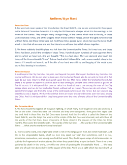 Anthem/Ayn Rand